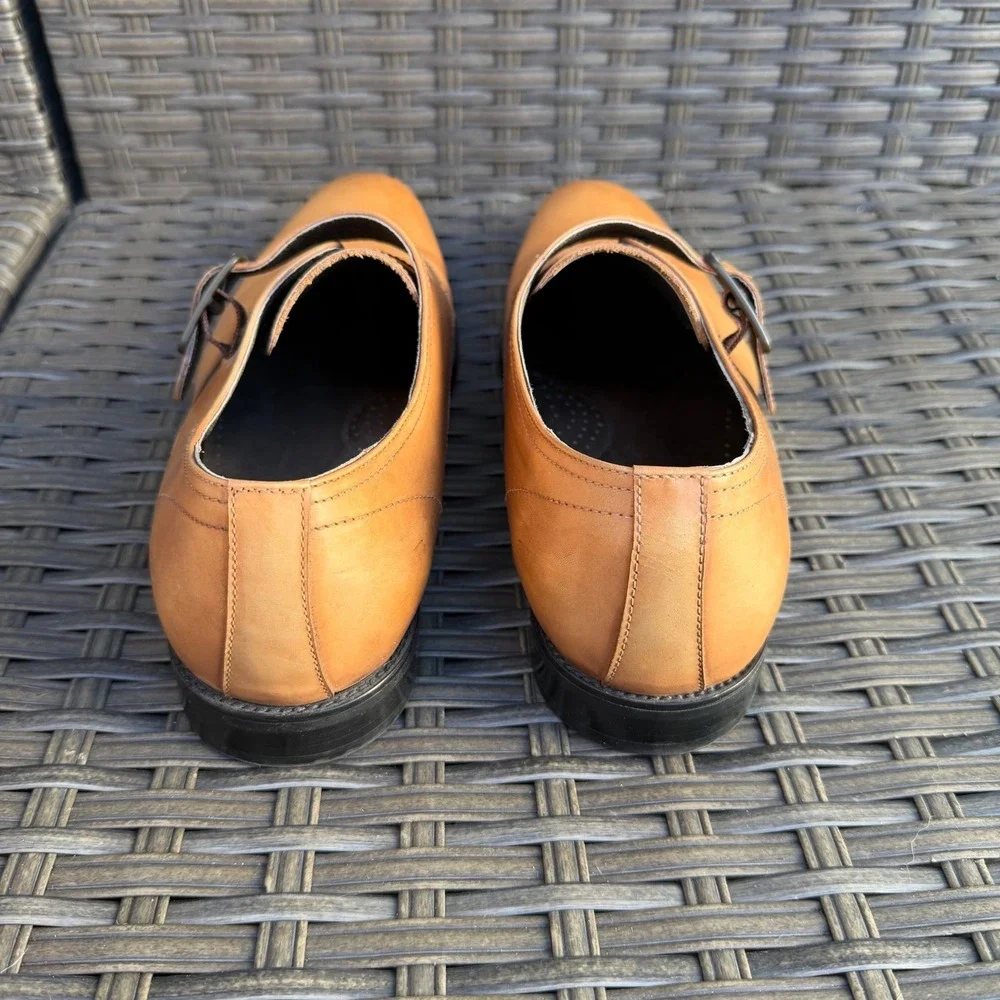 Kenneth Cole New York Mens Sz 10  Tan Leather
